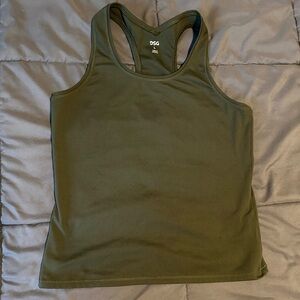 DSG Women's Dark Green Tank Top